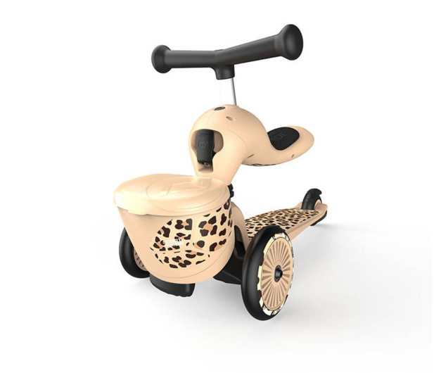 Scoot & Ride Highwaykick 1 Lifestyle Jeździk i hulajnoga 2w1 Leopard - 1109690 - zdjęcie 9